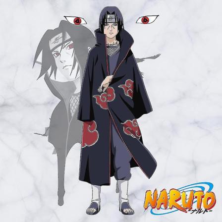 Anime Väggdekor Naruto Uchiha Itachi Väggmålning Bakgrund
