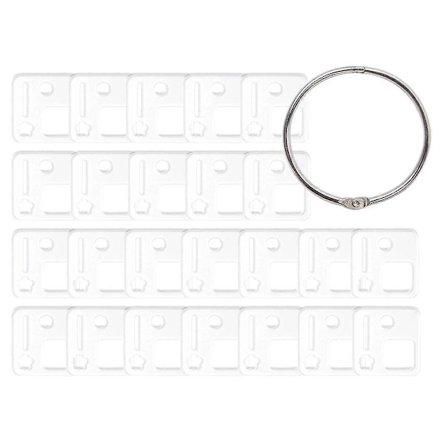 Akryltråd Slipp Trådviklingsbrett Broderitrådspoler Sting Broderitråd Slipp Spoler Organizer for Bomull 30 STK