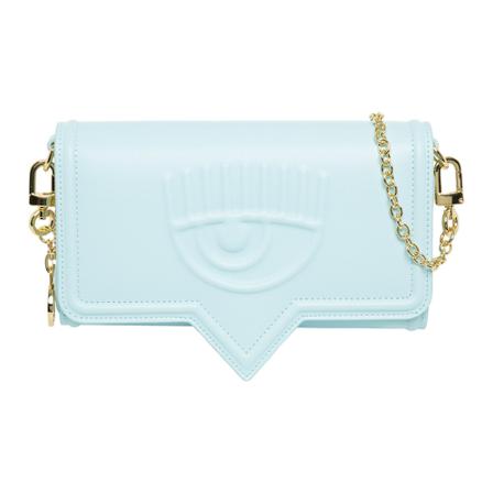 Chiara Ferragni Collection Shoulder Väska blå, Dam Axelremsväskor, Dam, Storlek: ONE SIZE
