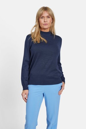 BRANDTEX - Strik - Navy - Turtleneck