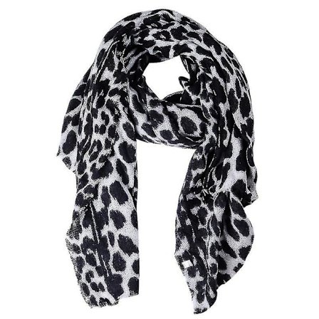 200x90cm Vinter Pashmina Överdimensionerad Stor Scarf Vintage Leopard Djurtryck Lång Filt Tassels Sjal Wrap Halsvärmare w