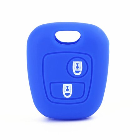 Silikon Nøkkeldeksel Bilnøkkelveske Beskytter Fjernkontroll Fob Shell for Peugeot 107 206 207 307 for Citroen C1 C2 C3 C4 Picasso for Toyota Aygo