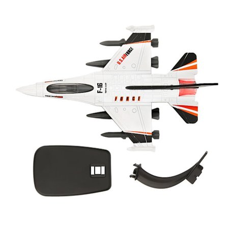 22 cm Hvit Legering Realistisk Flymodell med Lyd Lys Trekk Tilbake Fly Leketøy Gave til Barn