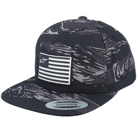 Alpinestars - Noir snapback Casquette - Extol Hat Black Snapback @ Hatstore