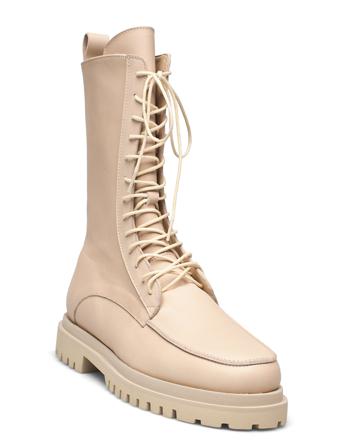 Adian Boots Høye Støvletter Beige Andiata