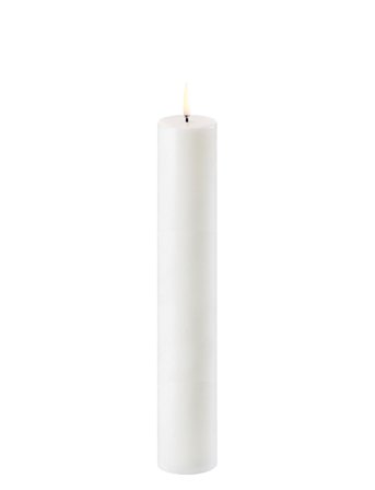 UYUNI Lighting Pillar Led Candle - White - H22CM