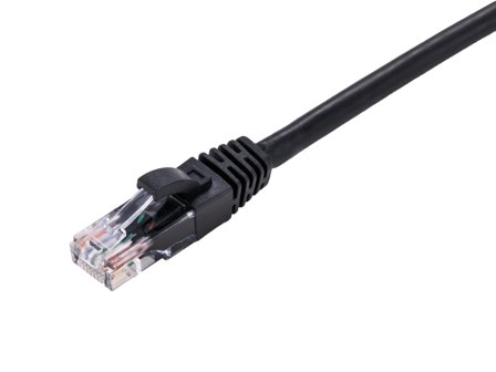 LinkIT Patch U/UTP Cat6 svart 2m AWG 24/7 | LSZH