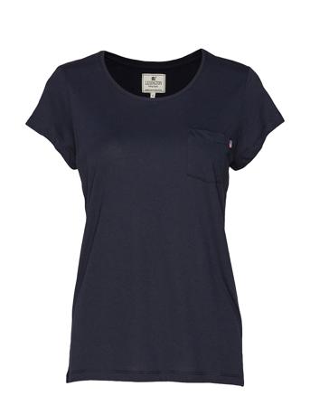 Ashley Jersey Tee T-shirt Top Blå Lexington Clothing