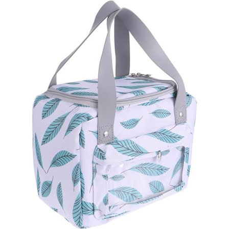 1 PC (Blader) Folieisolert Strandveske Dame Tote Bag Pearl Cotto