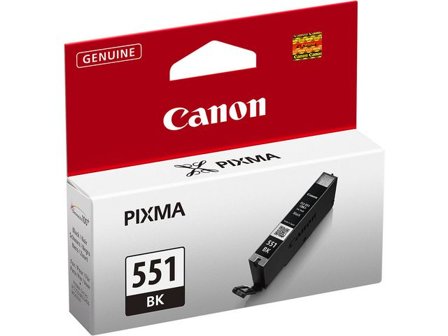 CANON Bläckpatron, PIXMA CLI-551 BK, 6508B001, ChromaLife100+, svart, singelförpackning - Lyreco - Toner och bläck - Bläckpatroner - Bläckpatroner 