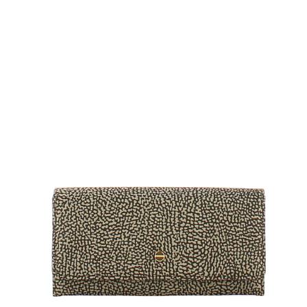 Borbonese, Wallet Szary, Kobieta, Rozmiar: ONE Size