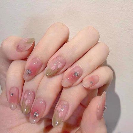 Almond Fake Nails False Nail KX-10091 KX-10091