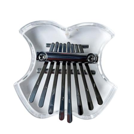Mini Kalimba 8 näppäintä Peukalopiano Söpö Kannettava Sormenpiano Puu