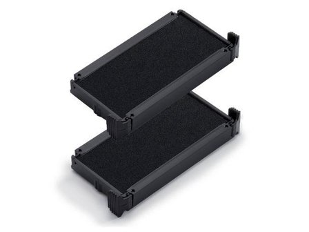 TRODAT T6/4912 Replacement Stamp Pad Fits Printy 4912 Typo/4952 Black (Pack 2) - 78251