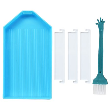 Blå Perlesorteringsskuffsett Organizer Diamantmaling