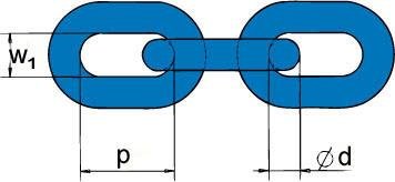 Gunnebo KLA-20-10 Kjetting 50 m, 16T, Verksted & bil