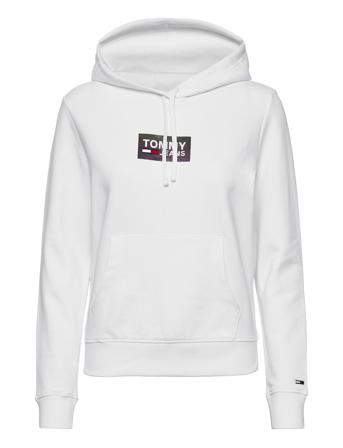 Tjw Gradient Logo Hoodie White Tommy Jeans