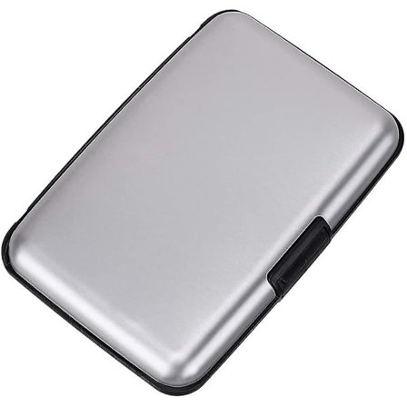 Aluminium Kreditkortholder Pung Etui Metal Visitkortholder Uk (sølv)