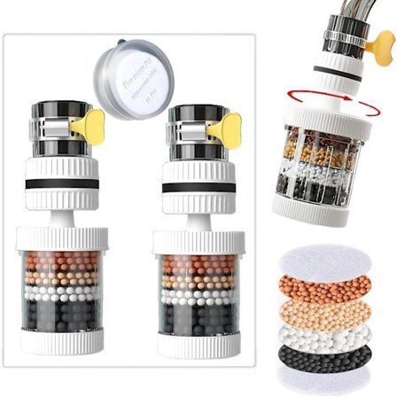 2 Pakkaus Allasveden Suodatin, Hanan Veden Suodatinpuhdistin Suodatus Aktivoitu Hiili Poistaa Kotikeittiön Kylpyhuoneelle