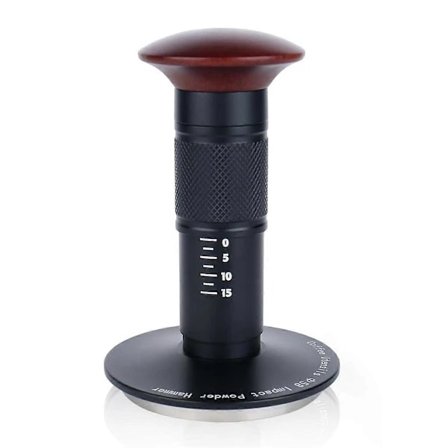 Espresso Tamper med lydfeedback, Impact Coffee Tamper, Kalibreret Espresso Hånd Tamper Passer til Portafilter 51mm