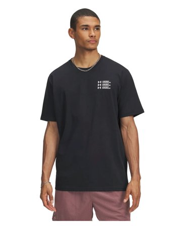 Under Armour Ua Triple Stack Lc Logo Ss - Black - XXL