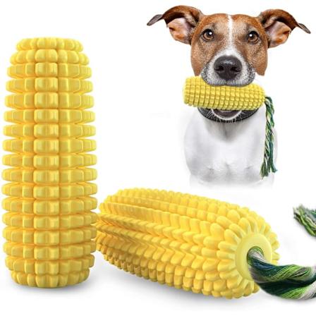 Hundes legetøj, uforgængeligt hundes legetøj, anti-bid gummi tandrensning pind til små og mellemstore hunde SPYZNB(2.2in*5.79in)