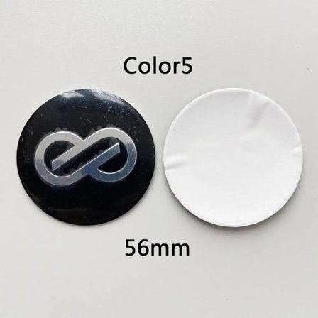 4 stk./parti 45 mm 56 mm 64,5 mm Bilhjul Senterkopp Emblem Klistremerke For ENKEI Racing Navkapsel Aluminium Klistremerke