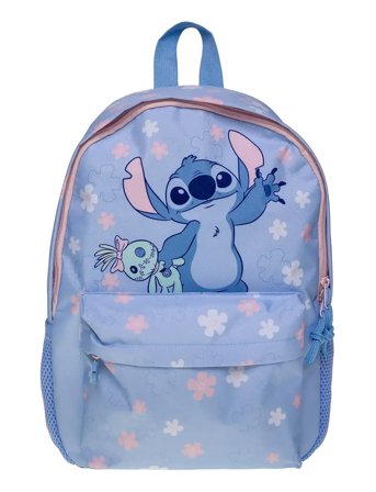 Lilo & Stitch Stitch, Rygsæk H38 X B28 X D13 Cm - Blue - ONE SIZE