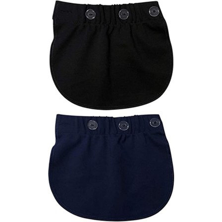 Justerbar elastisk taljeforlænger til graviditetsbukser