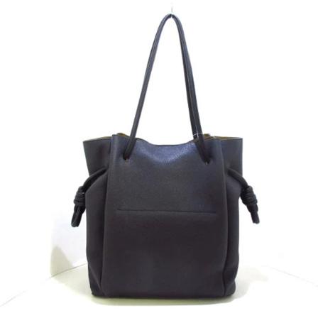 Loewe Pre-owned, Pre-owned Leather totes Blauw, unisex, Maat:ONE Size