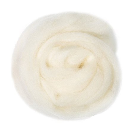 50g Ullgarn Roving Fiber BEIGE beige