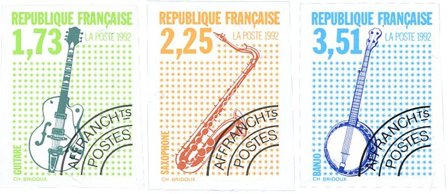 Frankrig 1992 - Forudannulleret YT TS224-227 - Postfrisk utakket