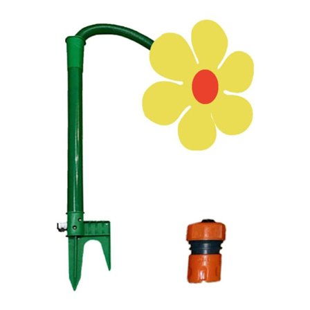 Dansende blomster Sprinkler Solsikkedusj GUL