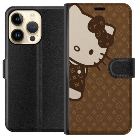 Apple iPhone 15 Pro Lompakkokotelo Hello Kitty - LV