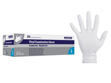 Klinion Hanske vinyl kort, Large, 100 stk,