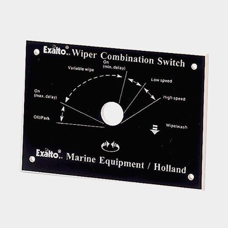Panel de control para interruptor / contacto Exalto Wiper Control Retro