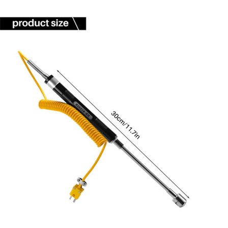 -81532B -50 - 500 astetta / C kädessä pidettävä K-tyypin pinta-anturi pinnan lämpötilan mittaamiseen