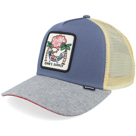 Djinns | Blau trucker Cap | Hft Cap Dnc New 1.4 Slate/Heather Grey Trucker @ Hatstore