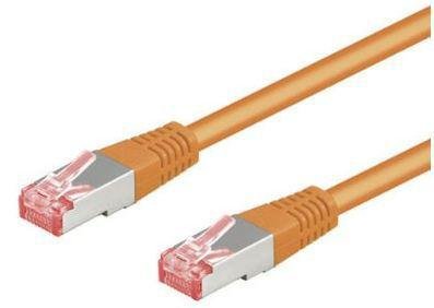 Goobay CAT 6 SFTP, PiMF 1m Patchkabel Orange