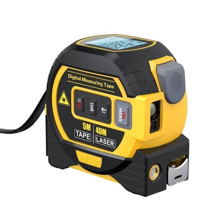 3-i-1 professionel laser afstandsmåler med krydslaser, afstand op til 40m, 5m KLB
