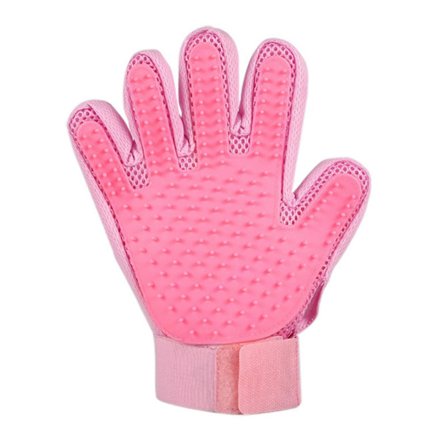 Justerbar TPR Plejehandske til Fjernelse af Løse Pelsflager Letvægts Multifunktionelle Pelsfangere til Hunde Katte