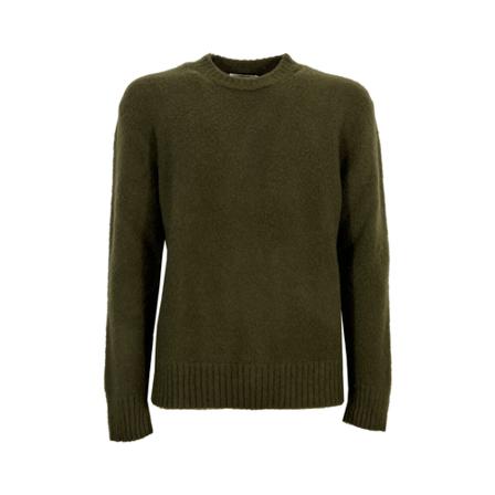 Alpha Studio, Round-neck Knitwear Groen, Heren, Maat:L