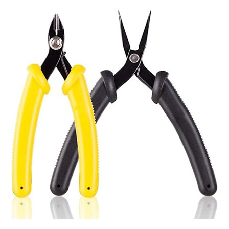 Diy-työkalusarja, 2 kpl/sarja leikkuri ja neulapihdit metallipulmien kokoamiseen, leikkaamiseen ja taivuttamiseen