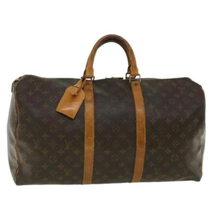 Louis Vuitton Vintage, Pre-owned Canvas travel-bags Bruin, Dames, Maat:ONE Size