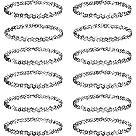 12-pack Chokerhalsband Set Stretch Elastiskt Smycke Presentpaket