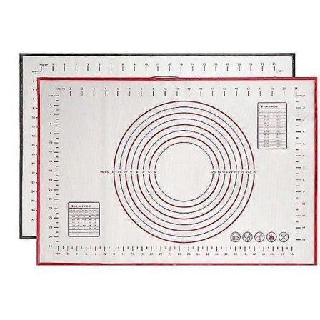 Erittäin suuri 80x60 cm silikoninen leivonta-alusta, kaulinta-alusta, leivontatyökalut, pizzataikina
