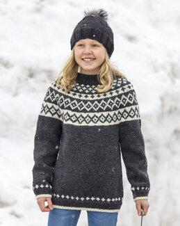 Strikkeopskrift Børnesweater - Järbo