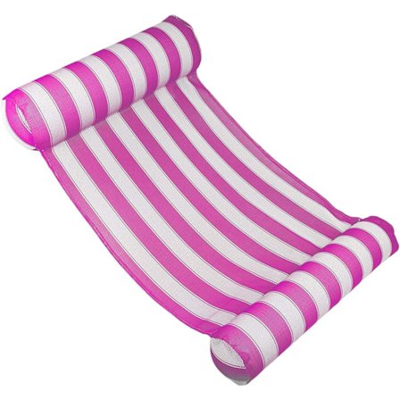 (röd)Fällbar Bärbar Uppblåsbar Hängmatta Pool Flytande Säng