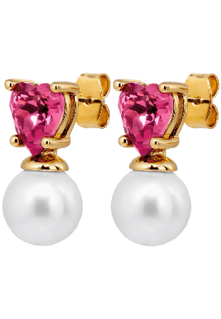 Dyrberg & Kern Emo SG Rose / White Pearl Örhängen Dam Rosa ONESIZE