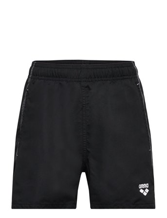 Arena Boys' Beach Boxer Solid R Black-White - Black - 152